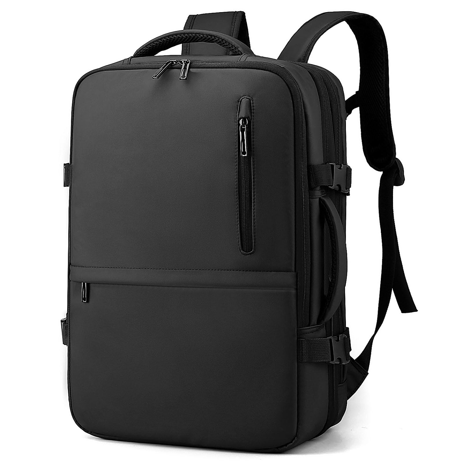 Long Keeper Zaino Viaggio Zaino per Portatile 15.6 Pollici Zaino Porta PC Impermeabile Zaino Lavoro Borse da Viaggio Cabina Uomo Donna con Porta di Ricarica USB