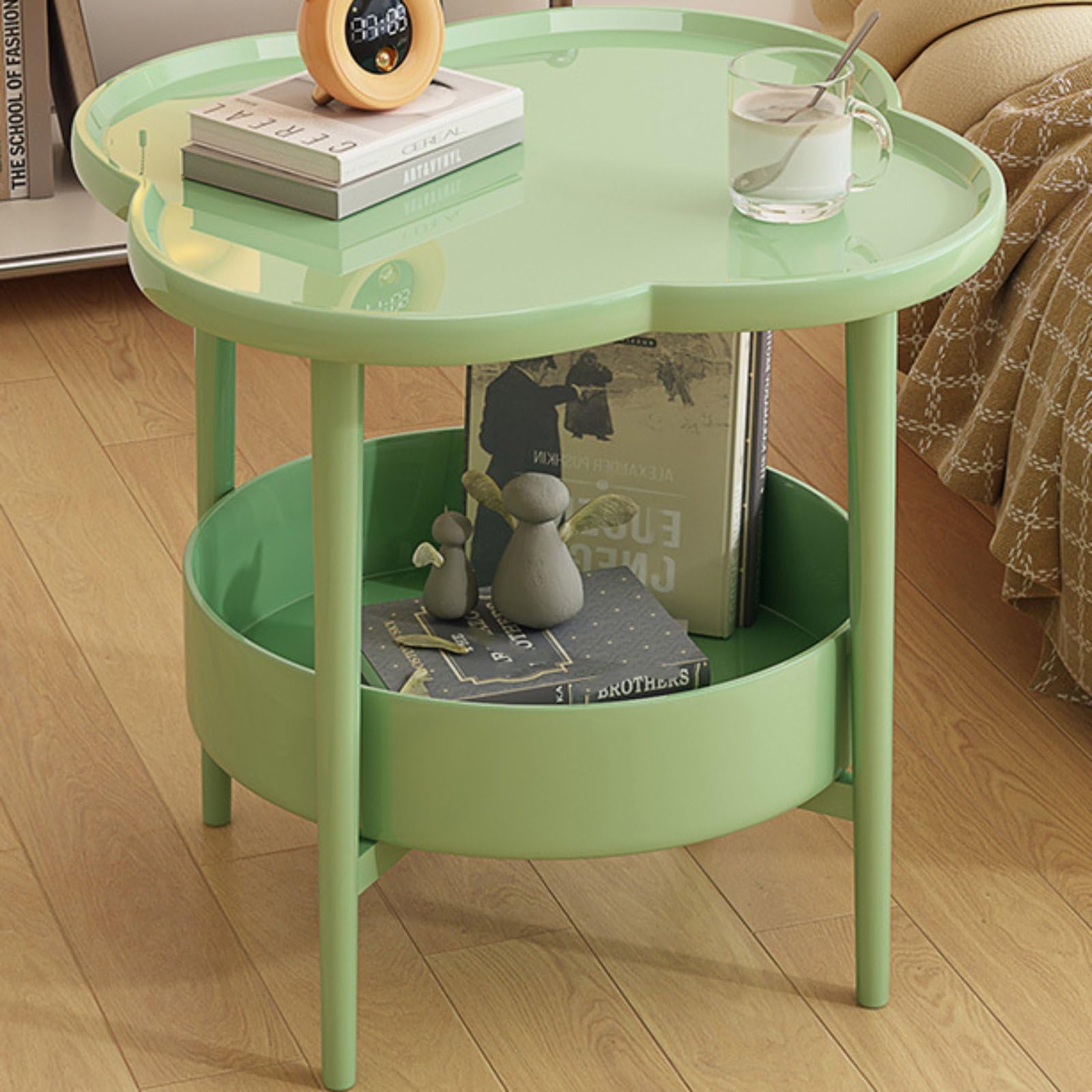 Petites tables d'appoint pour salon et table basse de nuit ronde