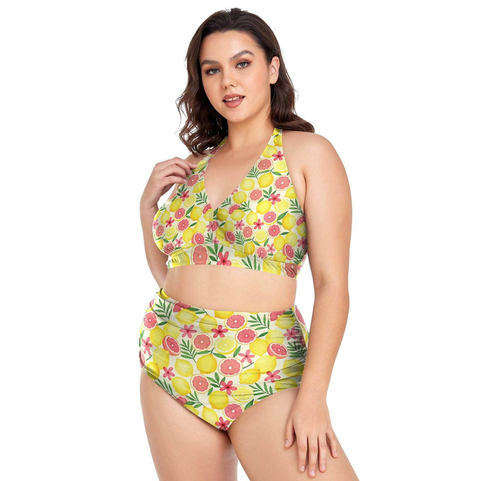 FRODOTGV Costumi da bagno da donna curvy, da L a 4XL
