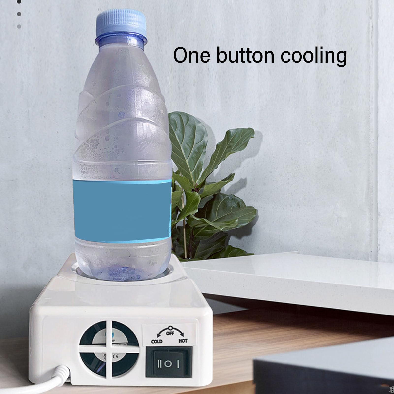 Raffreddatore per bevande, 140 x 90 x 35 mm, alimentato tramite USB, doppio uso, da 10 °C a 45 °C, compatto, versatile, per casa, auto, ufficio
