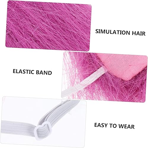 Miniatura 8 de Accesorios para el pelo de mascotas, peluca de gato, diadema para mascotas, para Halloween, peluca divertida para mascotas, pelucas verdes, traje