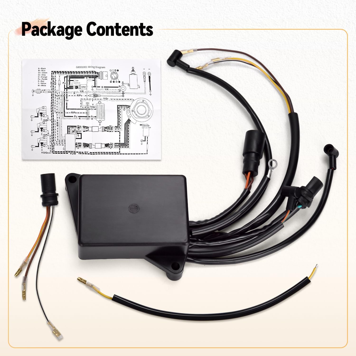 Power Pack Compatible with Johnson Evinrude Outboard 25-70HP Replace 18-5774, 18-5780, 5004532, 5004533, 584808, 585145, 585189, 9-25028