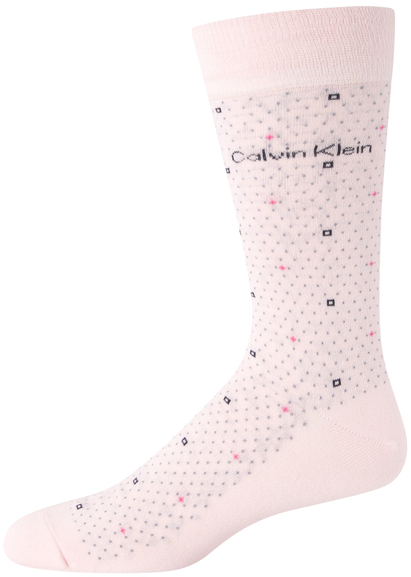 Calvin Klein Calcetines de vestir para hombre, paquete de 8 calcetines transpirables de mezcla de algodón, calcetines largos de trabajo casuales para hombre (tallas: 7-12)