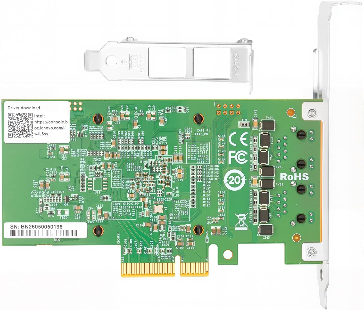 for Intel E610 PCIe 4.0 x4 2*RJ45 Port 10Gbase-T Ethernet Network Adapter 10Gb LAN Card Support Windows Server/Windows/Linux/VMware/ESX