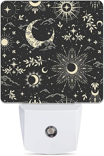 Miniatura 15 de Luz nocturna arcoíris, nube de estrellas enchufable a la pared con sensores de luz del atardecer al amanecer, luces nocturnas cálidas para Arco