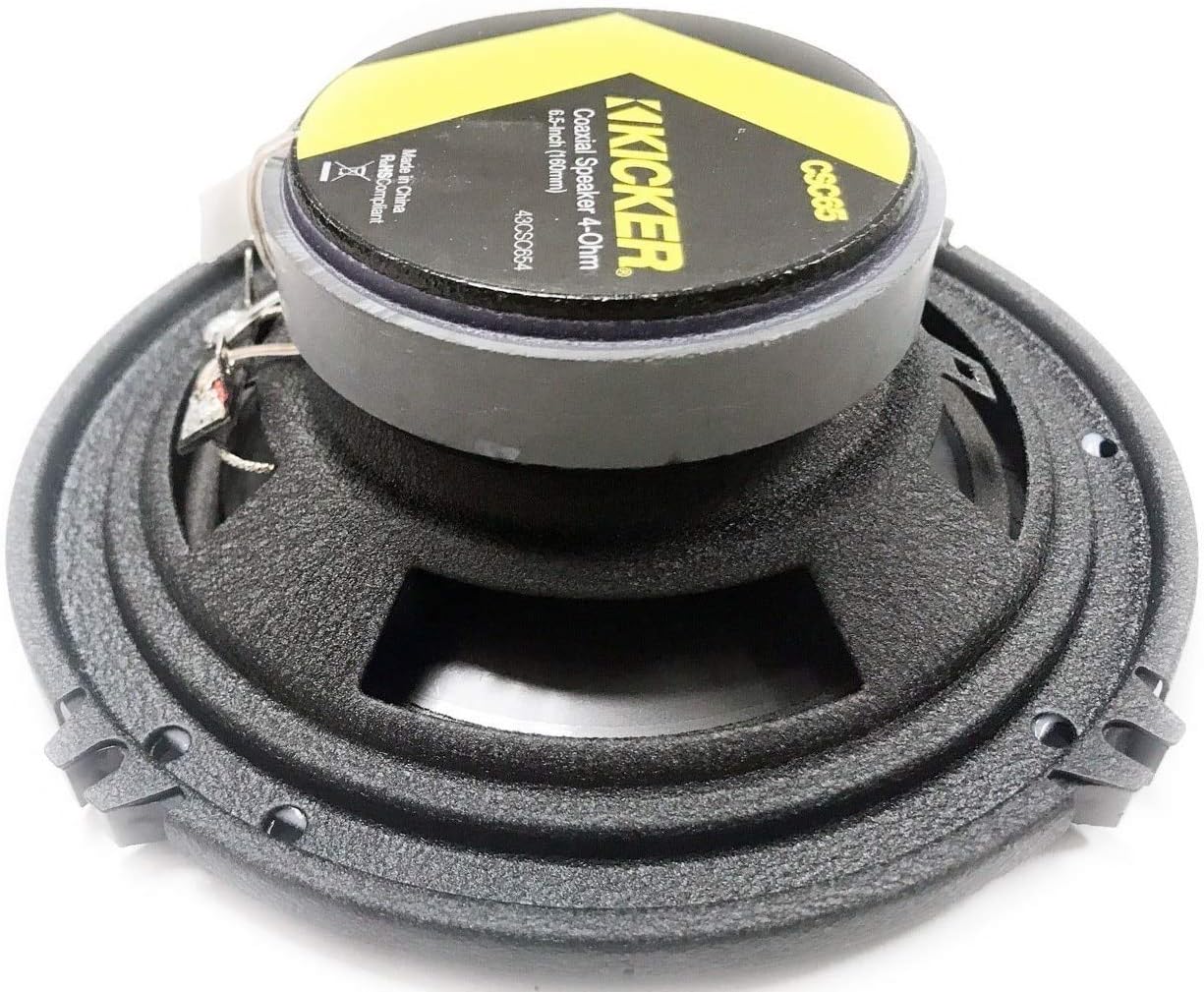 Kicker CS Series CSC65 6.5 Inch Car Audio Speaker with Woofers (2 Pairs)