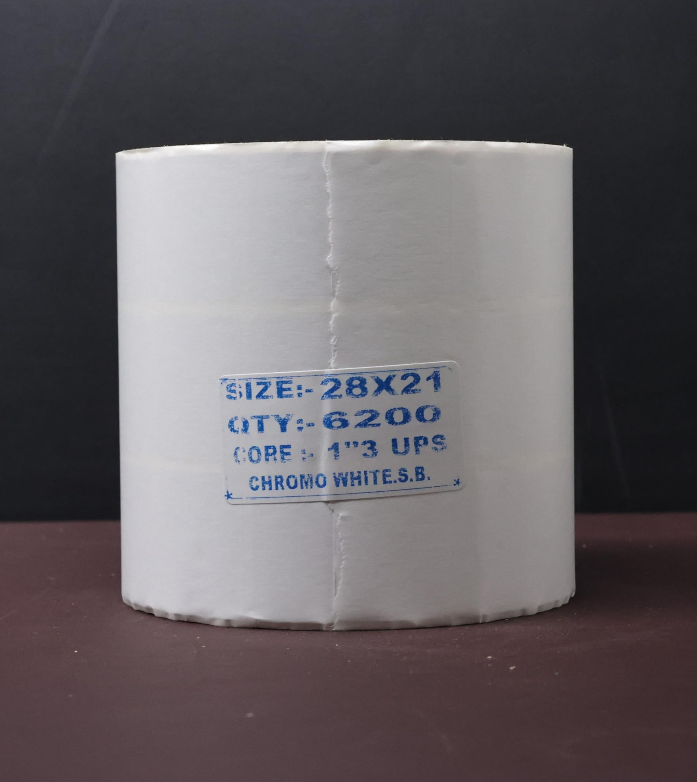 28x21 (Chromo) Barcode Stickers, 6200 Label in Roll, 3up