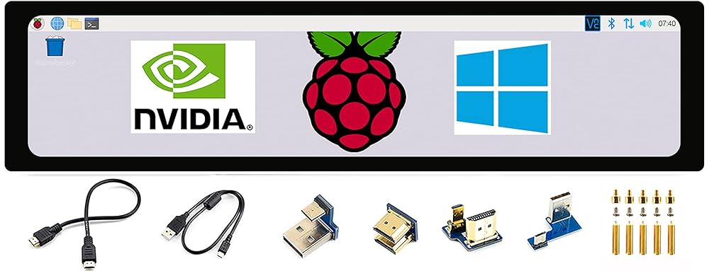 Amazon.co.jp: waveshare 11.9インチ HDMI LCD 320×1480 IPS