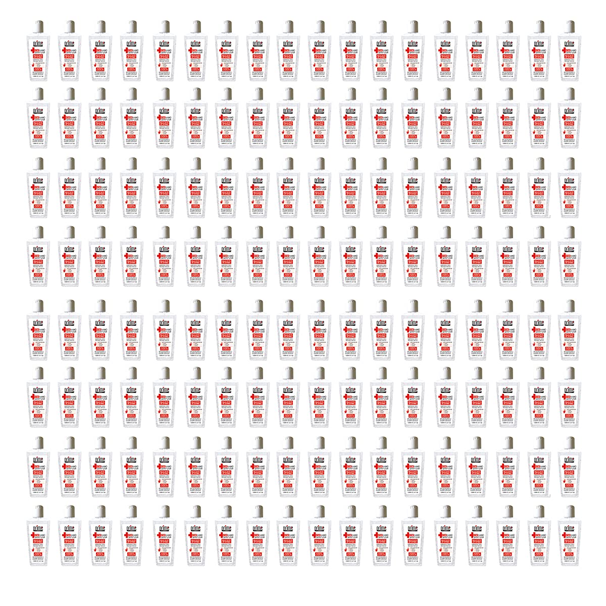 Prime Instant Hand Sanitizer 100ML GEL PACK OF 144, IPA 70%, Sanitizes Hand Without Water, Germ Killing, Protecting, Hand Disinfectant