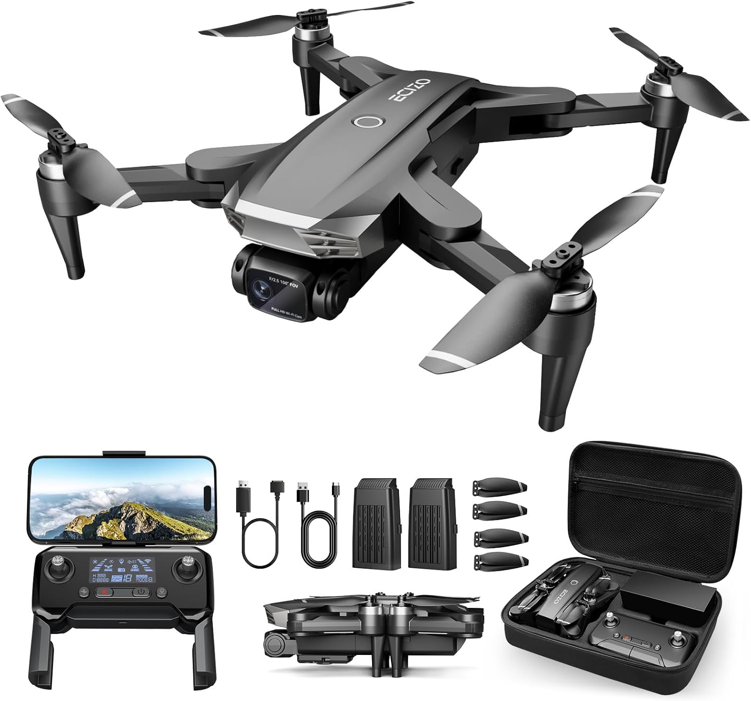 GPS Drone with Camera for Adults 4K