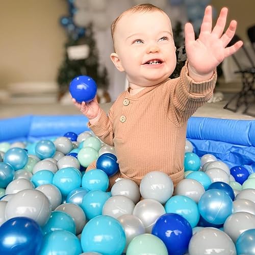 Miniatura 6 de Sunwhat Ball Pit Balls for Kids - Plastic Balls for Ball Pit, Ocean Balls Include a Net Bag, Play Balls for & Playhouse Toys Childrens Toy