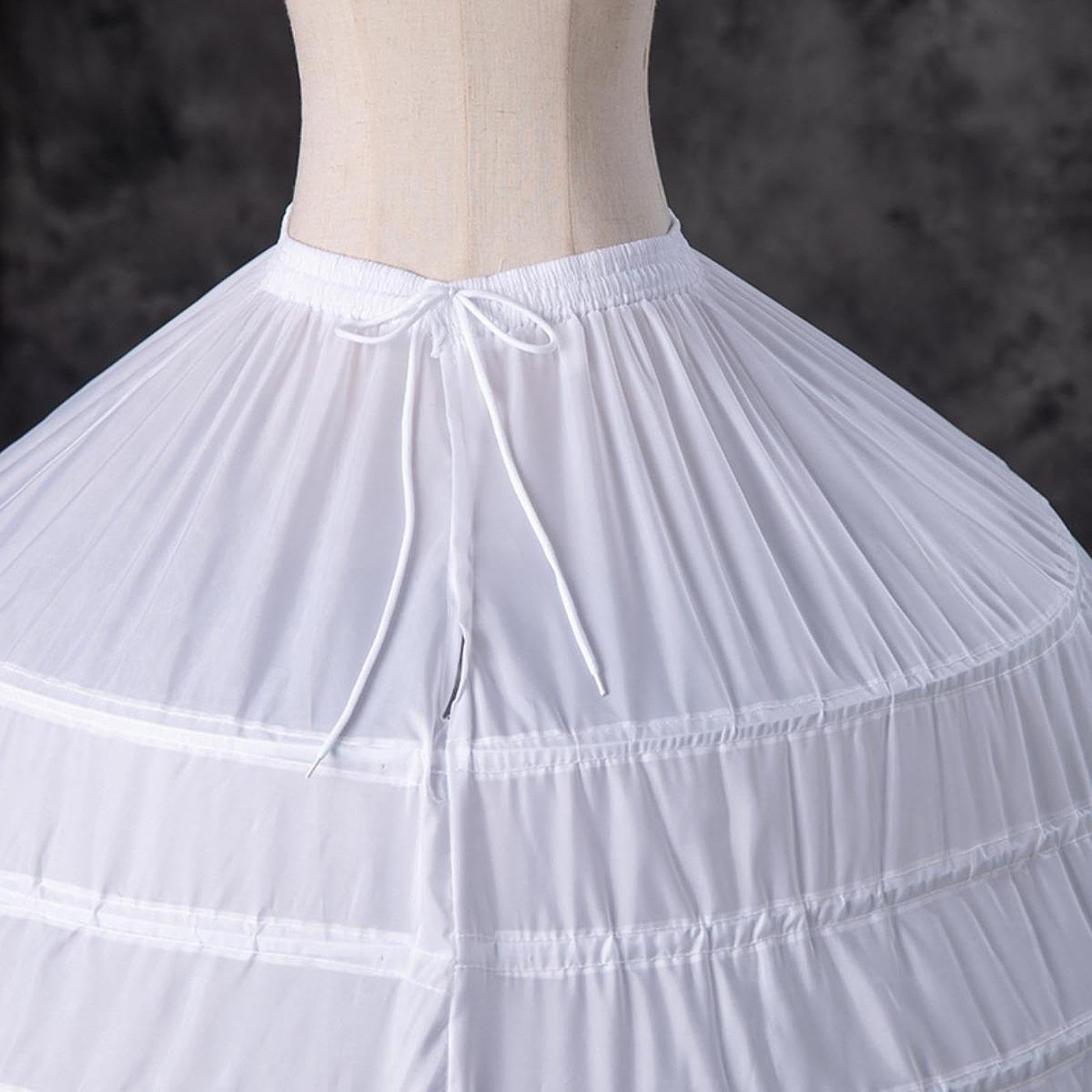 Damen Reifrock, Brautkleid, unverzichtbarer leichter Unterrock, der dem Kleid das nötige Volumen und die nötige Struktur verleiht