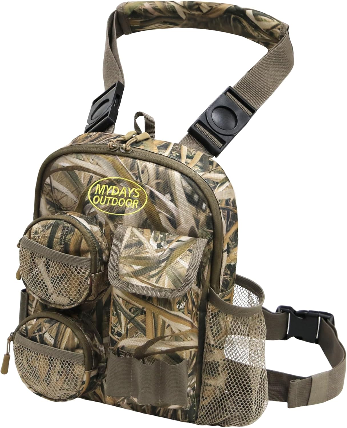 Tactical Shoulder Bag,Hunting Chest Rig,Fly Fishing Chest Pack,Outdoor Military Sling Bag,Sports Chest Pack,Hunting Binocular Pack,Lightweight Carry Pouch