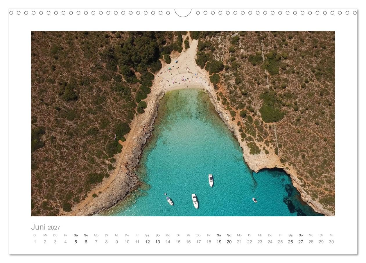 CALVENDO - Mallorca - Natur pur (Wandkalender 2027 DIN A3 quer), Monatskalender: Mallorca's unglaublich schöne Natur im Detail