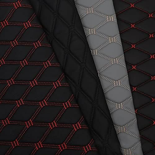 Miniatura 3 de Tela de vinilo de espuma acolchada de piel sintética con respaldo de esponja gruesa, cabecera de tapicería para automóvil, 39 x 60 pulgadas,