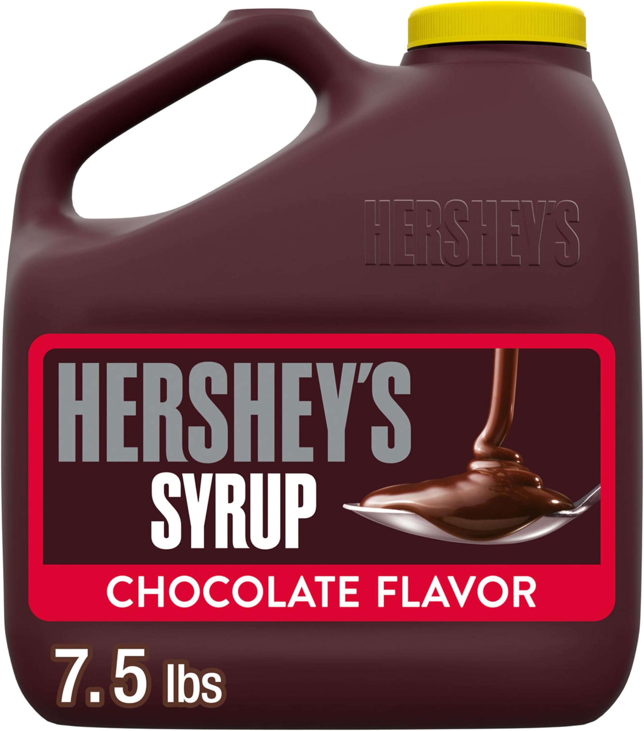 HERSHEY'S Chocolate Flavored Syrup Bulk Jug, 7.5lbs
