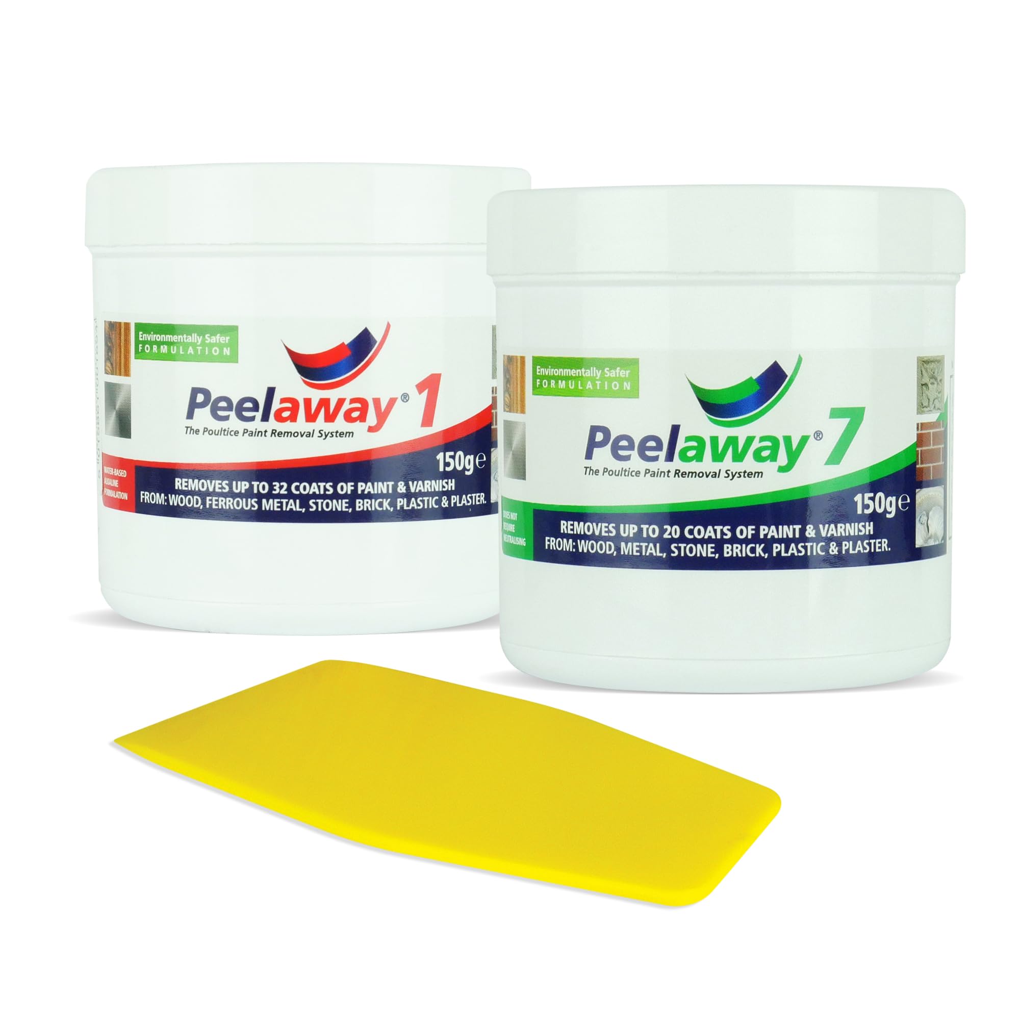 Peelaway Poultice Paint Remover 1 & 7 Test Pack