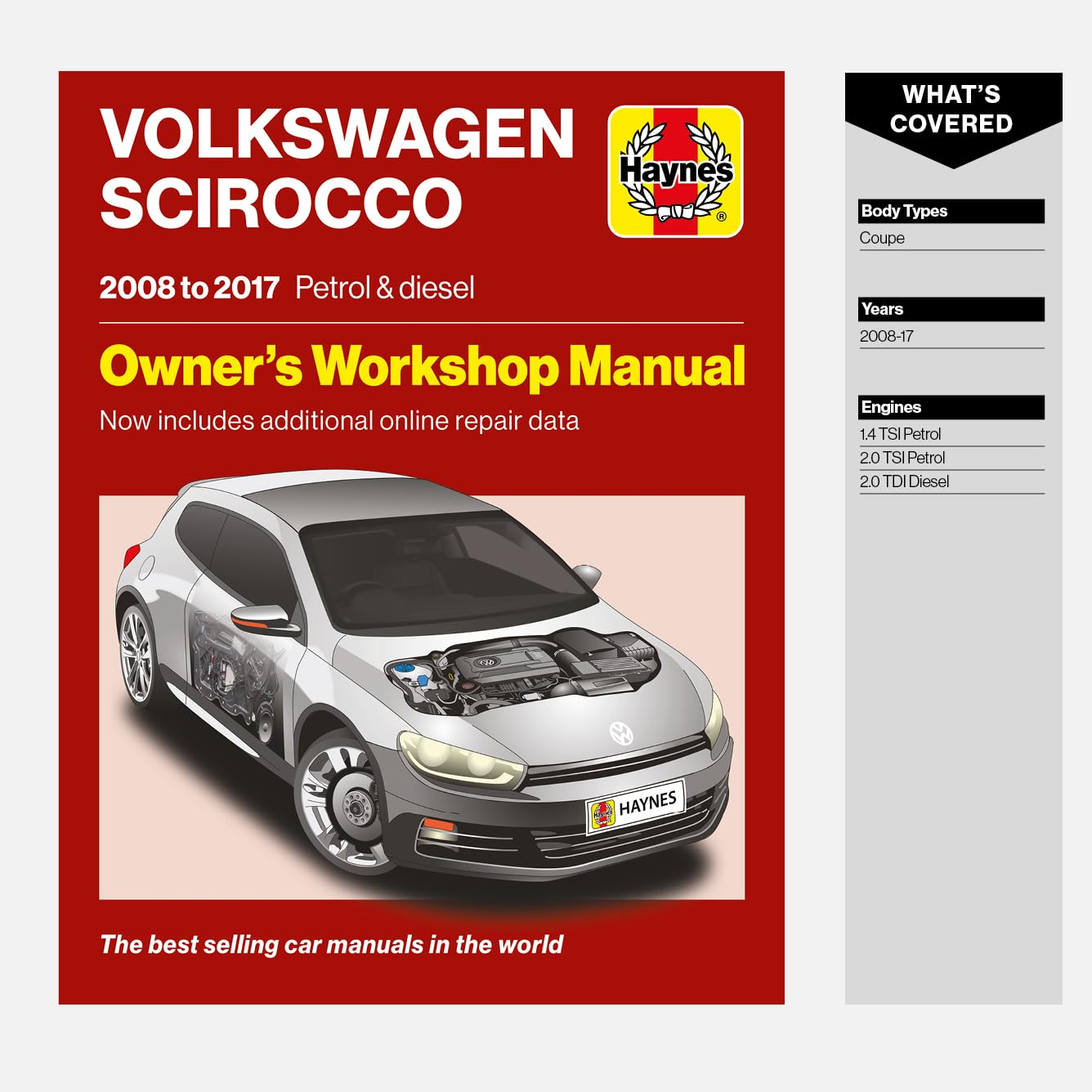 Volkswagen Scirocco 2008 to 2017 Petrol  Diesel PAPERBACK 9781785219498
