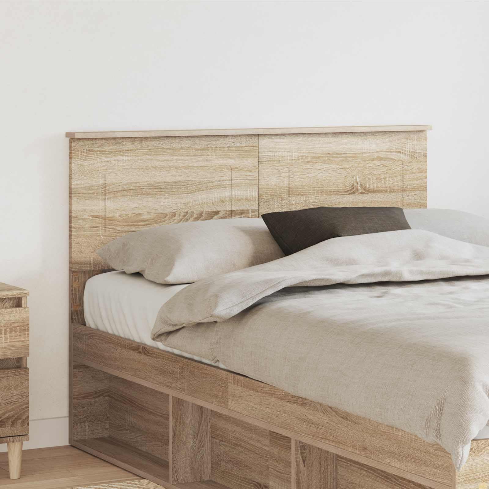 vidaXL Cabecero Roble Sonoma Madera de ingeniería