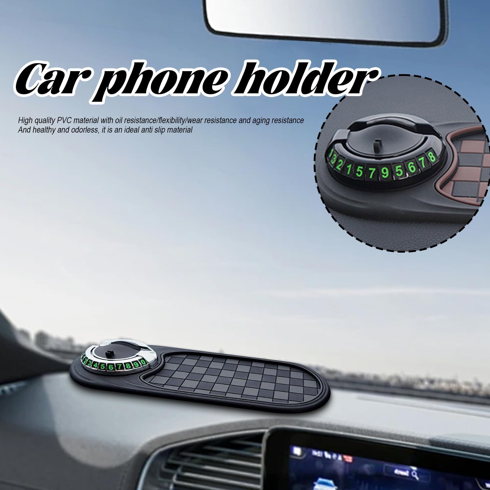 Multifunction Car Anti-slip Mat Dropship Non-slip Car Phone Mat 4