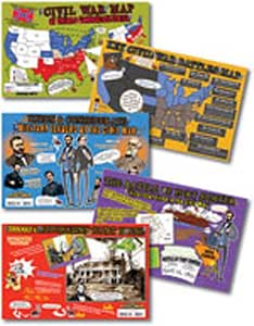 Amazon.com : Gallopade Publishing Group Educational Civil War Posters ...