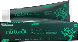 Creme Dental Natural Contente com Extrato de Uva, Melissa e Camomila 80g, Suavetex