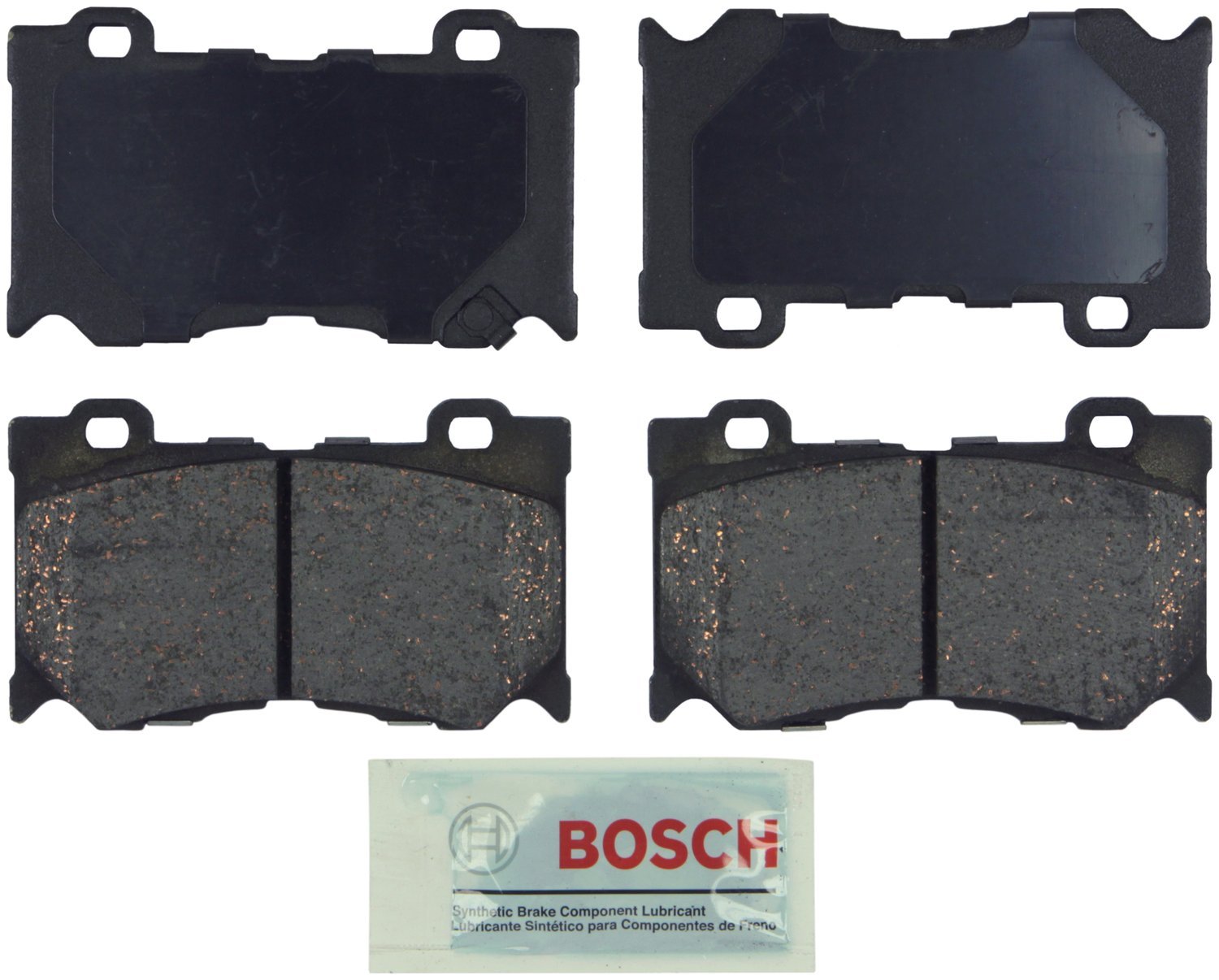 Bosch BE1324H Blue Disc Brake Pad Set with Hardware - FRONT — view 126