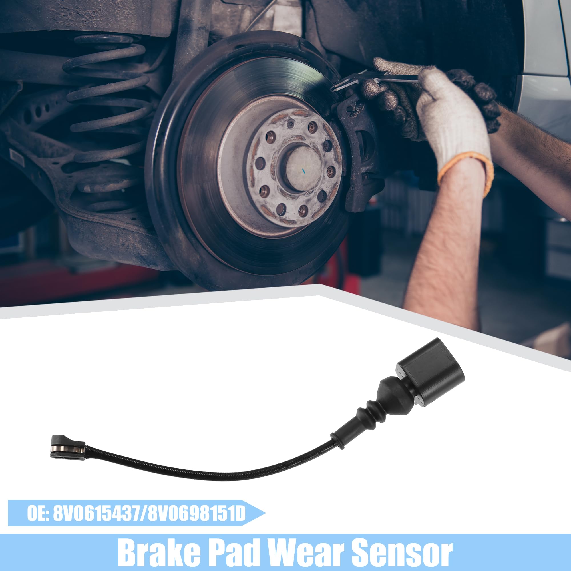 Sensore Usura Pastiglie Freni Anteriore Per VW Touran E Modelli VAG - Ricambio Compatibile - Foto 4