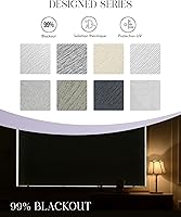 Vista 5 de Graywind Persianas enrollables inteligentes compatibles con Alexa Google, persianas motorizadas de tamaño personalizado para ventanas