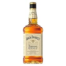 Jack Daniel’s Tennessee Honey – Whiskey al Miele, Liquore Originale Americano, Gusto Morbido e Aromatico, Aroma con Note di Caramello e Vaniglia, 35% Vol., Bottiglia in Vetro da 100 cl