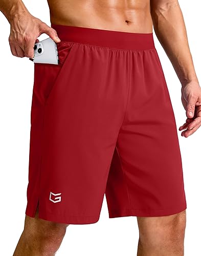 Miniatura 48 de G Gradual Pantalones cortos deportivos para correr para hombre de 7/5/9 pulgadas, bolsillo con cremallera, ligeros, para entrenamiento, gimnasio