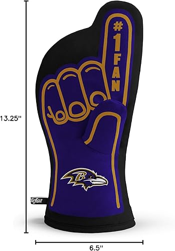 Miniatura 70 de YouTheFan NFL Número 1 - Manopla para horno