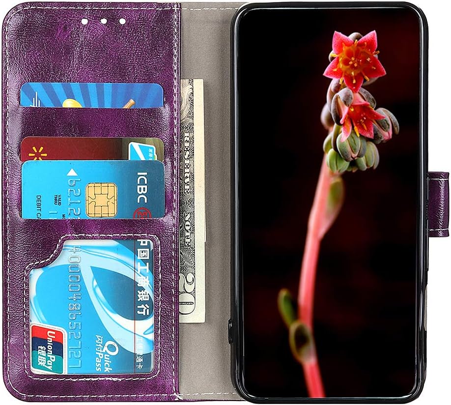 BellaCase Phone Case for Nokia G10/G20, Sturdy Practical Nokia G10/G20 Phone Case, Magnetic Flip Wallet Case for Nokia G10/G20, Purple - Image 3