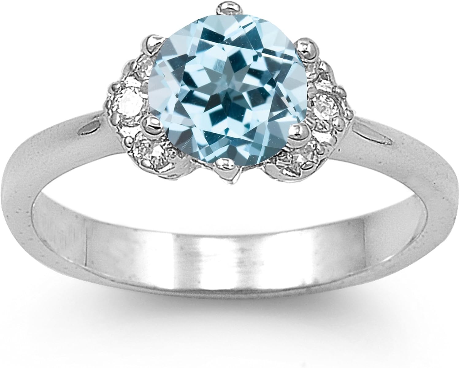 CHOOSE YOUR COLOR Sterling Silver Round Ring
