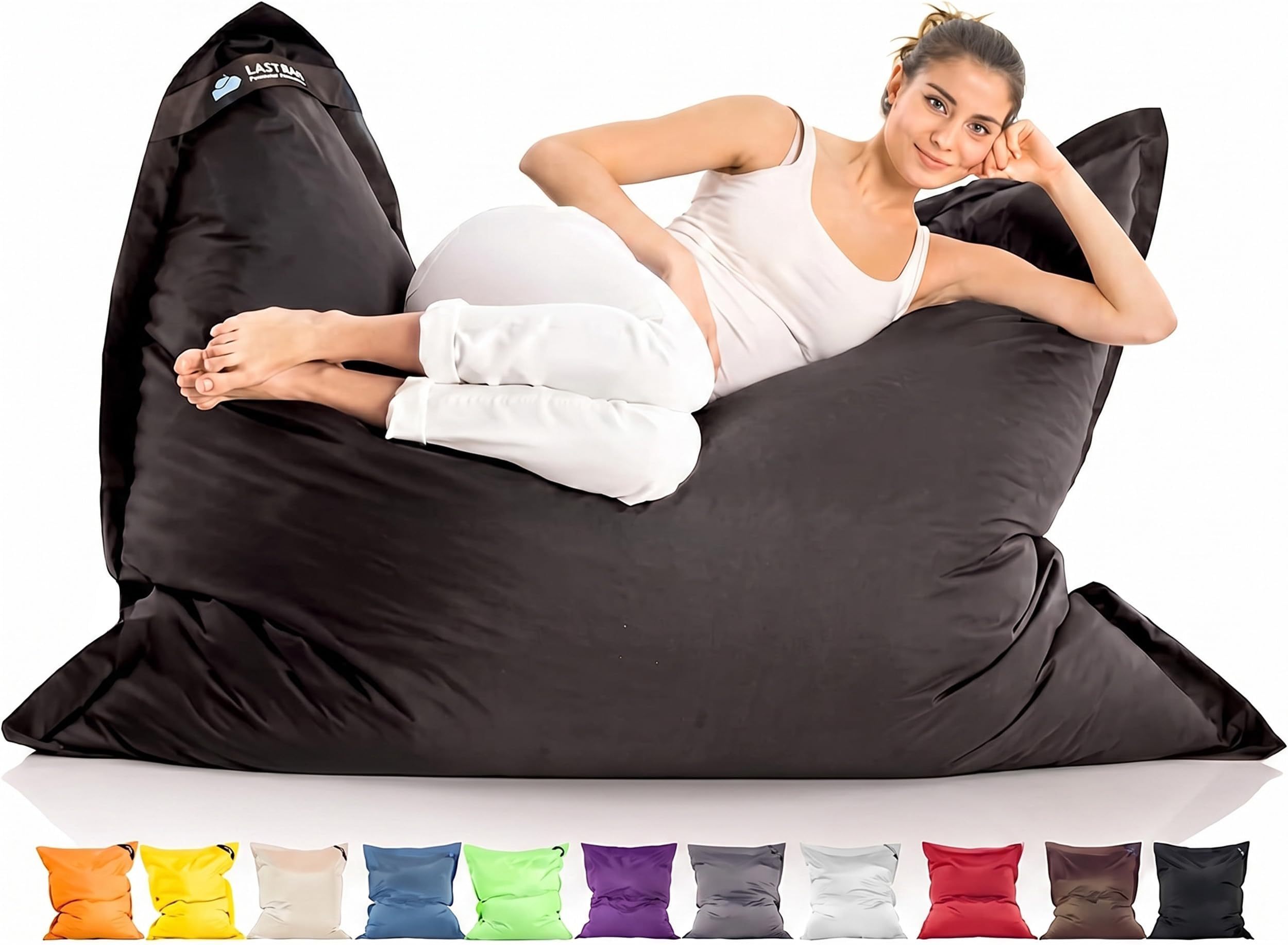 LAZY BAGยฎ Giant Bean Bag XXL โ 180x140 cm, Indoor & Outdoor