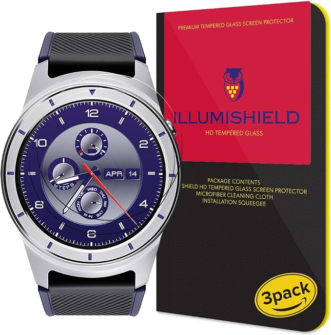 Protector de Pantalla de Cuarzo ZTE (Smartwatch) (3 Unidades), iLLumiShield  HD Transparente de Vidrio Templado balístico para ZTE Quartz 9H dureza  antiburbujas : Amazon.es: Electrónica