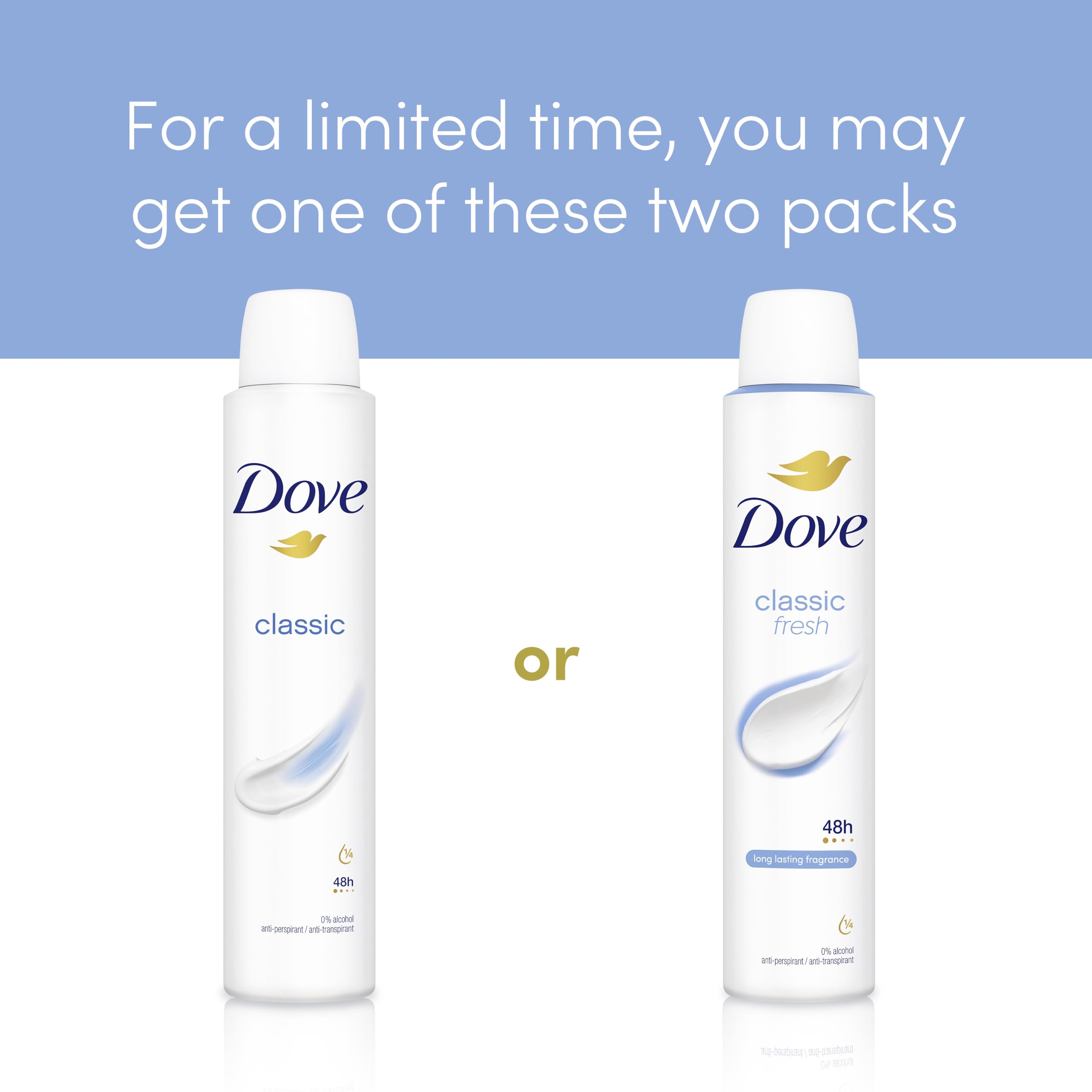 Dove Men Care Classic Antiperspirant Spray 200ml, Pack Of 6 £15.59 At Amazon