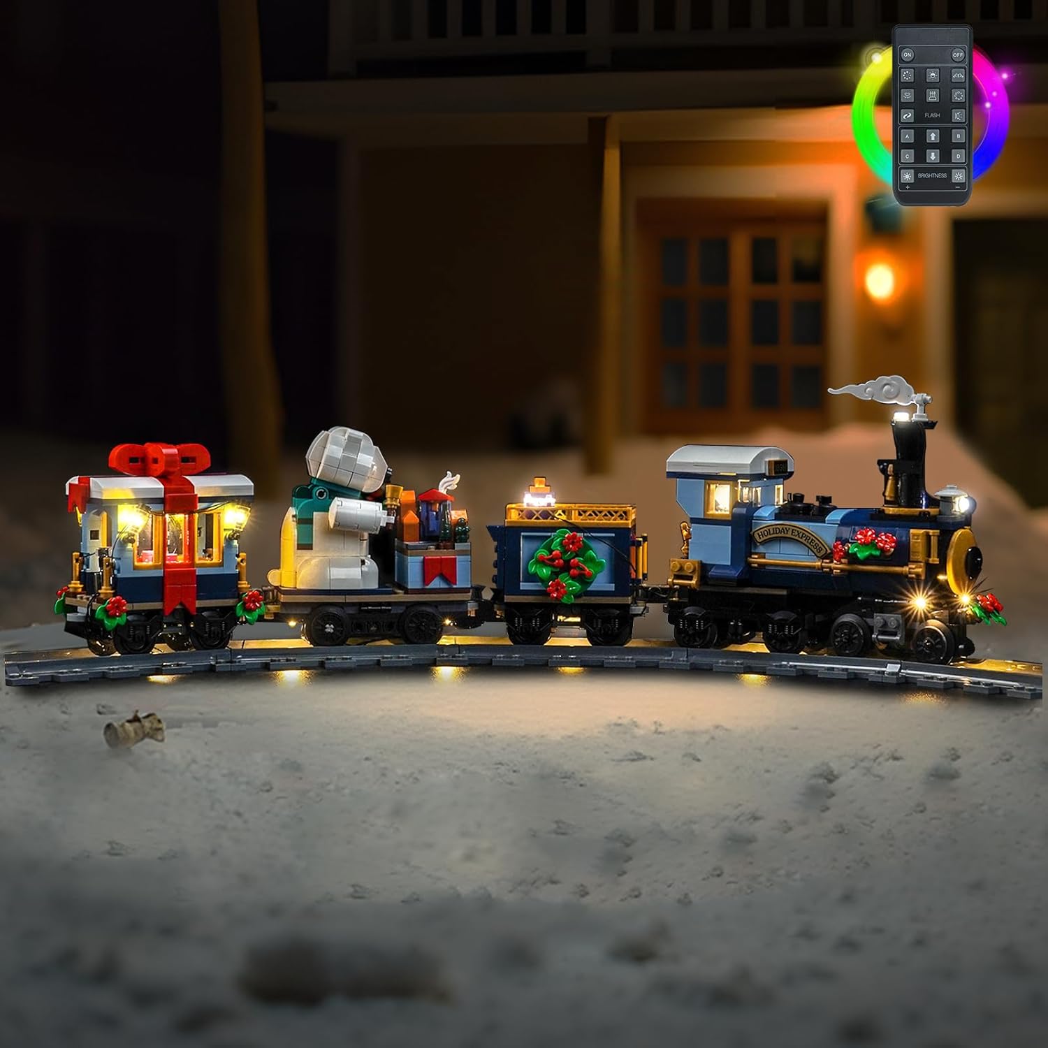 LED Lighting Compatible with LEGO 10361 Holiday Express Train - JUST Lights,Light Kit Compatible with LEGO 10361 Christmas Decor,NOT Included The Model Set
