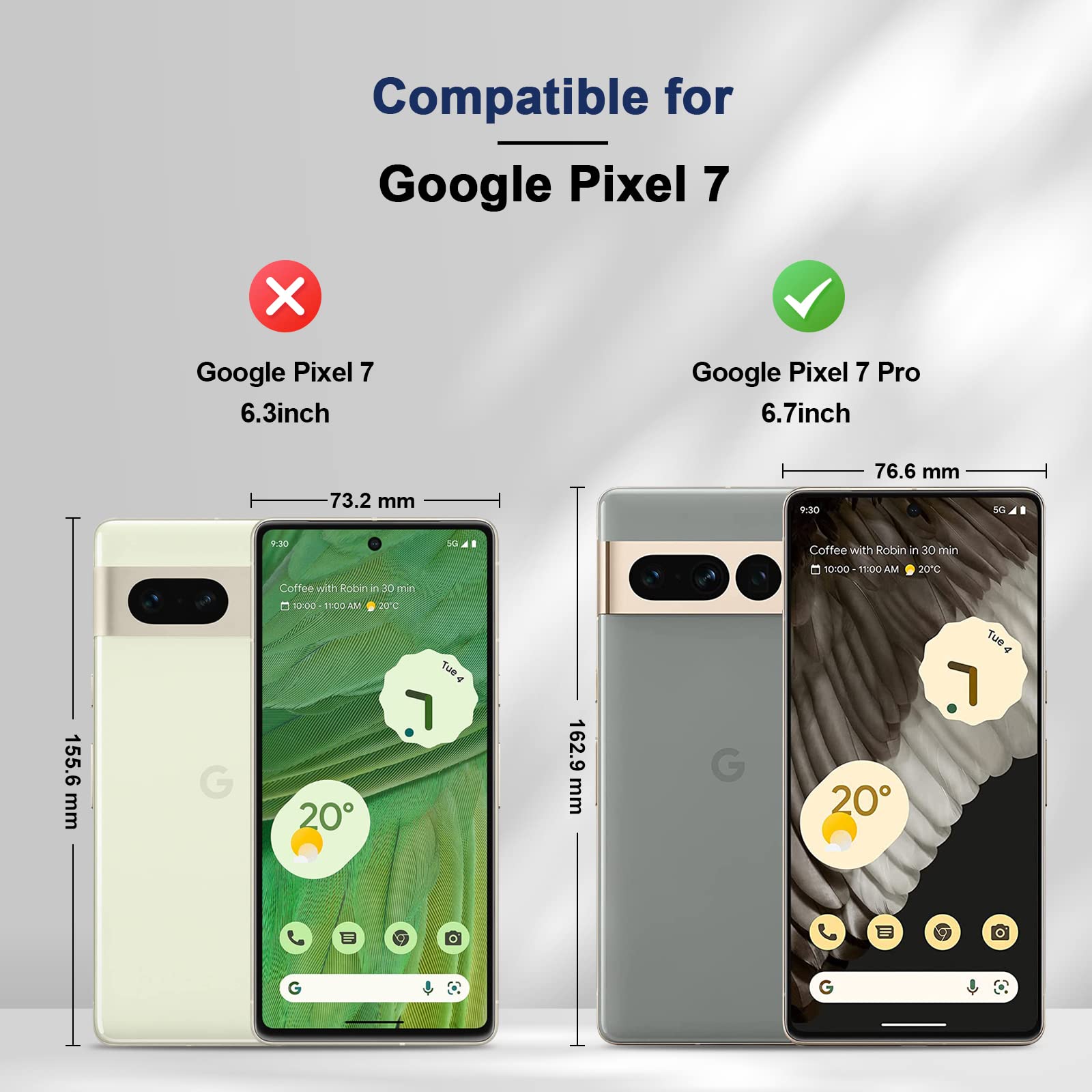 Custodia Cover Portafoglio In Pelle Sintetica Per Google Pixel 7, 6, 8, 7a, Pro – Con Tasche Per Carte, Colore Unico
