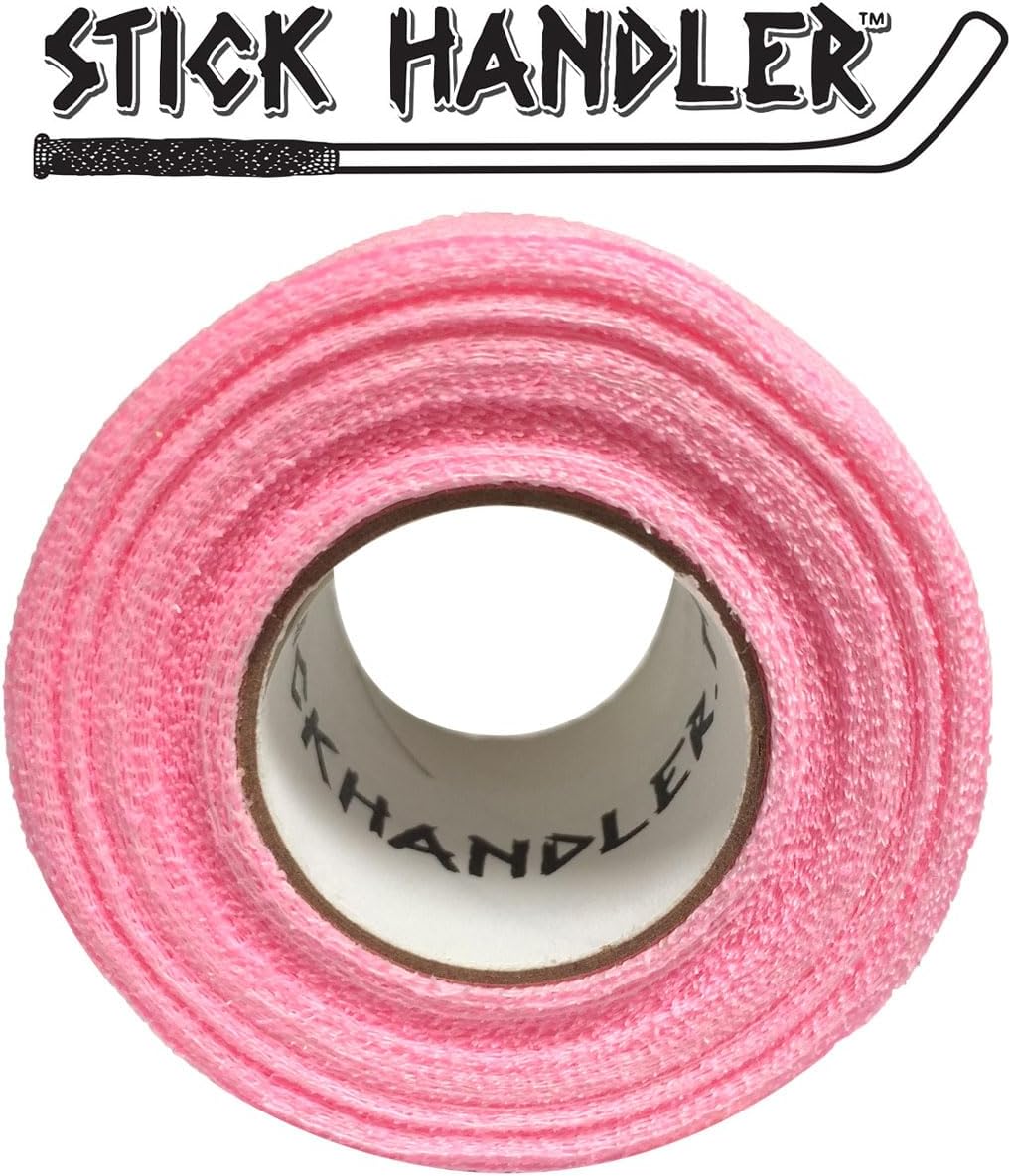 STICK HANDLER Professional Hockey Grip Tape Pro Pack (Pink | Ten Pack)