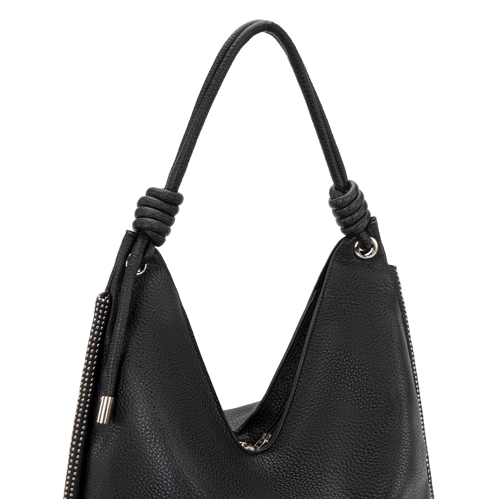 Montana West Hobo - Bolsos para mujer, suaves, holgados, con asa superior, con correa de nudo