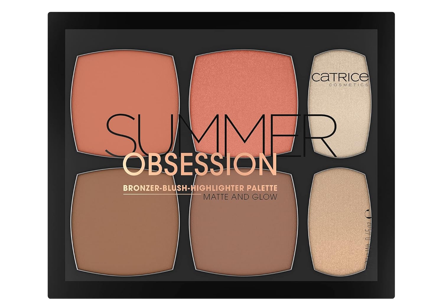 Catrice | Summer Obsession Bronzer, Blush, & Highlighter Palette Matte and Glow | Face Makeup for All Skin Types | Vegan & Cruelty Free | Made Without Parabens & Microplastic Particles Catrice | Summer Obsession Bronzer, Blush, & Highlighter Palette Matte and Glow | Face Makeup for All Skin Types | Vegan & Cruelty Free | Made Without Parabens & Microplastic Particles