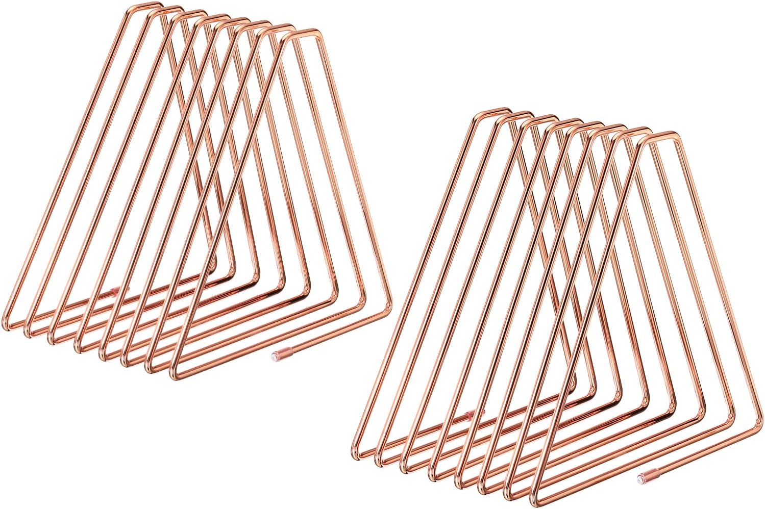 Amazon.com: PATIKIL Triangle Desktop File Holder Rack, 2pcs Metal Vinyl ...