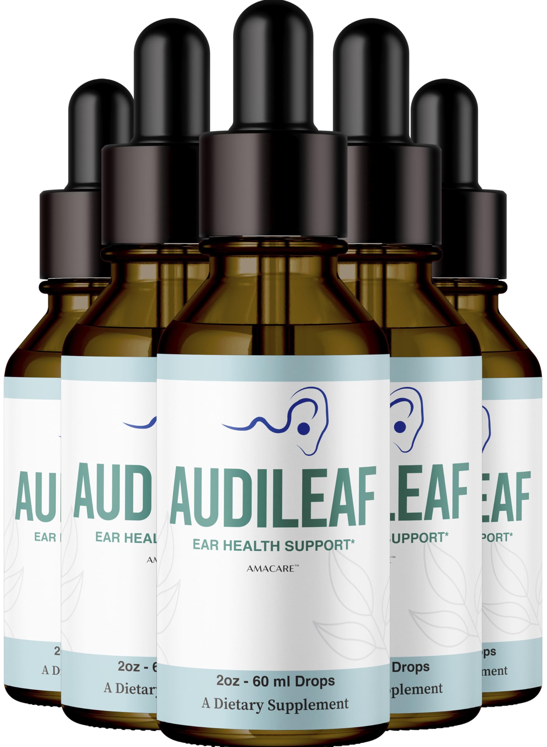 (5 Pack) Audileaf Drops – Advanced Audileaf Drops Liquid Premium Formula All Natural Ear Health Support, AudileafDrops D