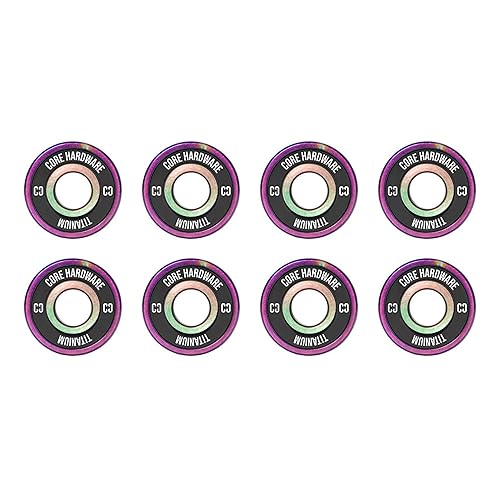 Miniatura 3 de CORE ABEC 9 Rodamientos de patineta  Paquete de 84 rodamientos sellados para patinetas, longboards, scooters de acrobacias y patines de ruedas 608