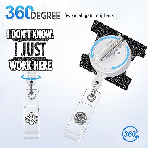 Miniatura 4 de Divertido soporte retráctil con clip de identificación para enfermera, enfermería, tarjeta de identificación, lindo estudiante de enfermería,