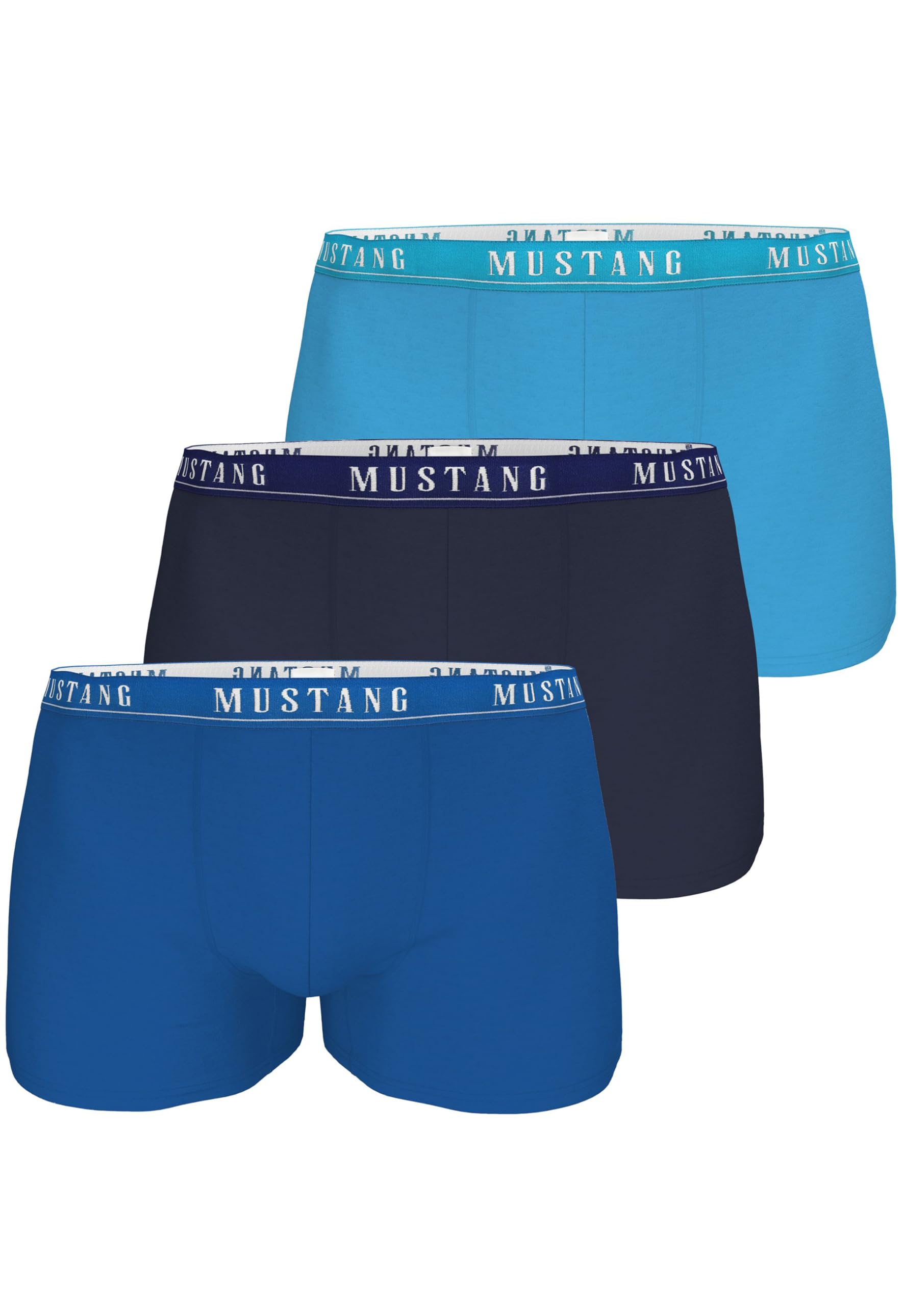 MUSTANG Elvis/Dexter Retro-Pants Herren Unterhose Boxershorts Unterwäsche 3er Pack