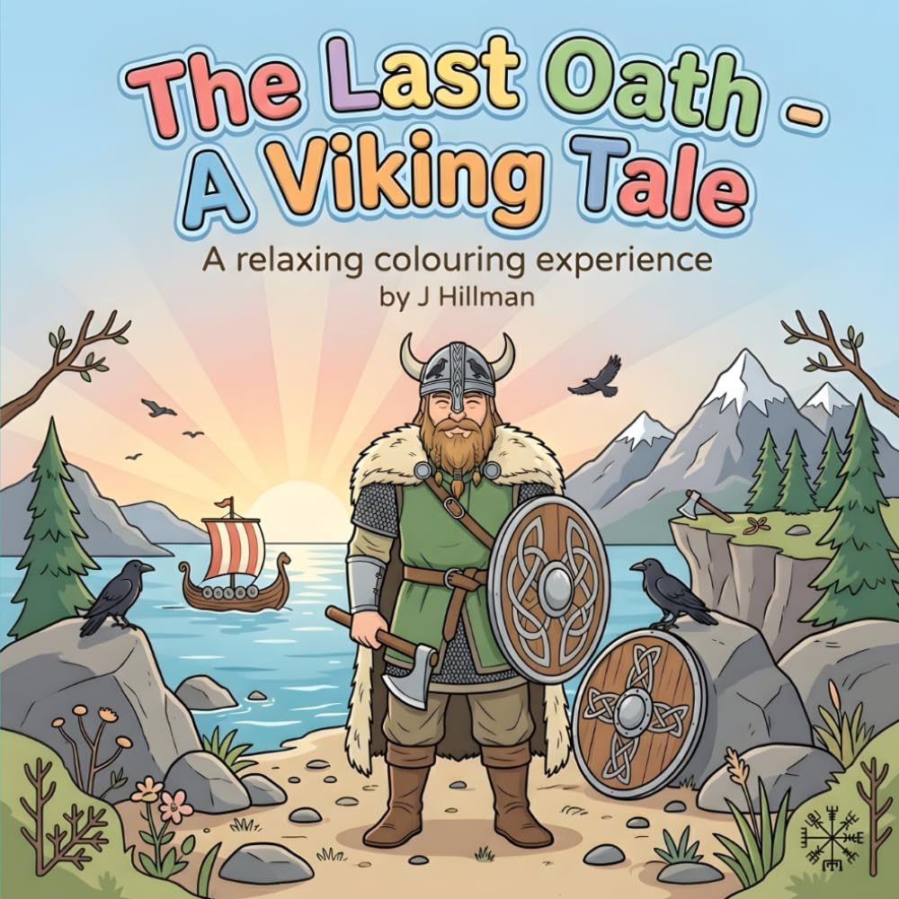 The Last Oath - A Viking Tale: A relaxing colouring experience