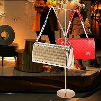 Amazon.co.jp: Lハンドバッグディスプレイスタンド、ステンレス