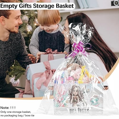 Vista 21 de Cestas de almacenamiento con asas, cubo de almacenamiento rectangular de tela rectangular plegable de juguetes para armario, estantes, lavandería, C